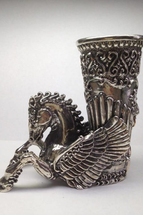 Sterling Silver Horse Cup