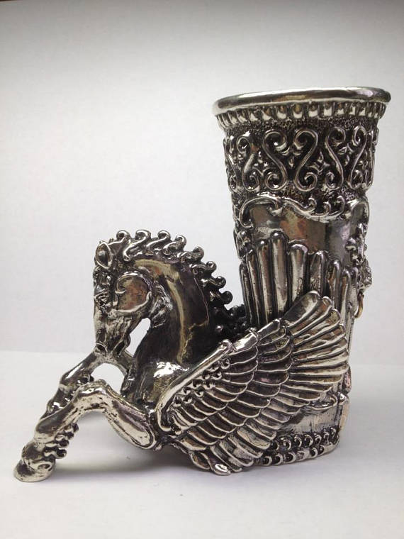 Sterling Silver Horse Cup