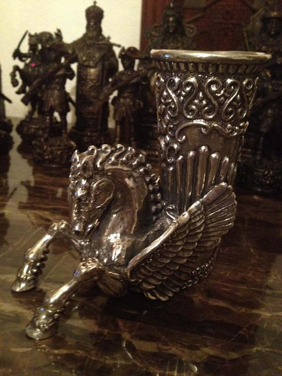 Sterling Silver Horse Cup 4