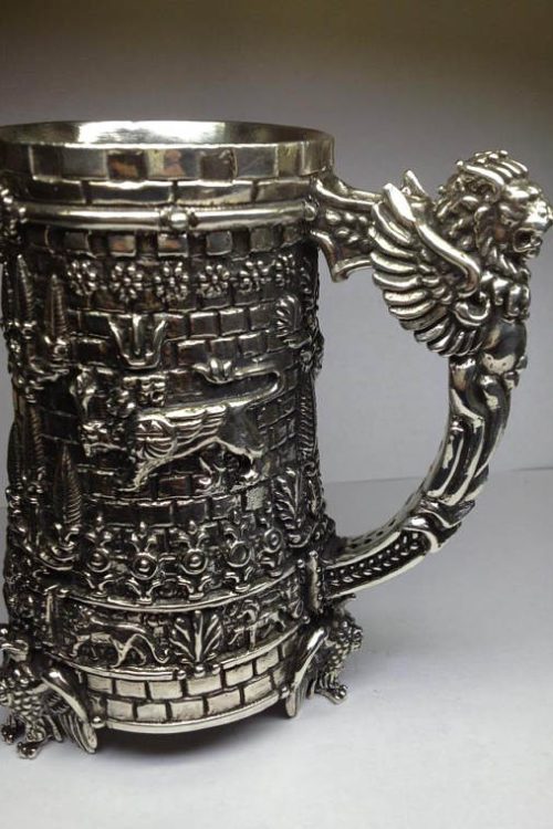 Armenian Historical Silver Mug TIGRAN THE GREAT