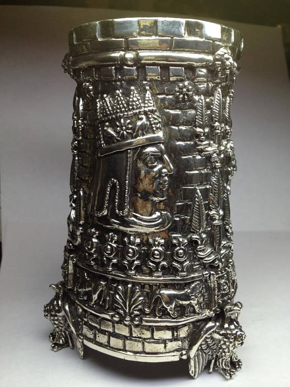 Armenian Historical Silver Mug TIGRAN THE GREAT 2