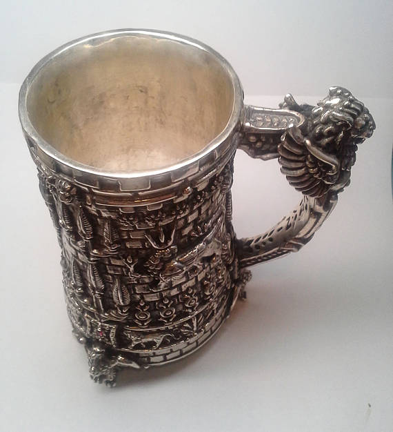 Armenian Historical Silver Mug TIGRAN THE GREAT 3