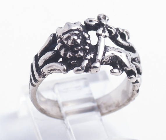 Roubinian Dynasty V2 Small Sterling Silver Ring
