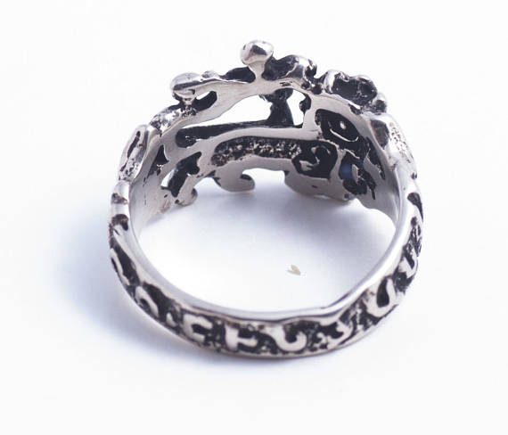 Roubinian Dynasty V2 Small Sterling Silver Ring 3