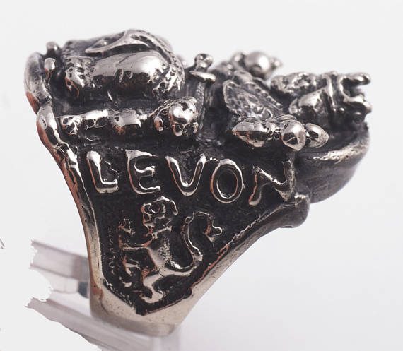 King Levon V3 Sterling Silver Ring 2