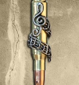 Music Key for Peace – Bullets 4 Peace Pendant