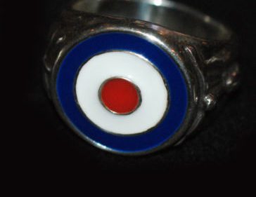Porcelain Painted MOD Target Ring