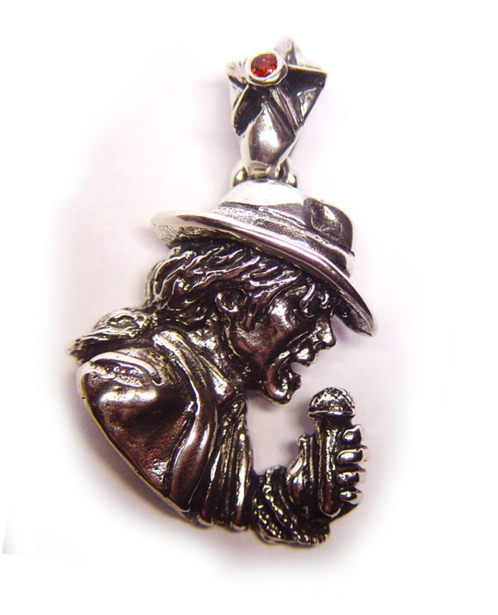 King Of Pop Sterling Silver Pendant