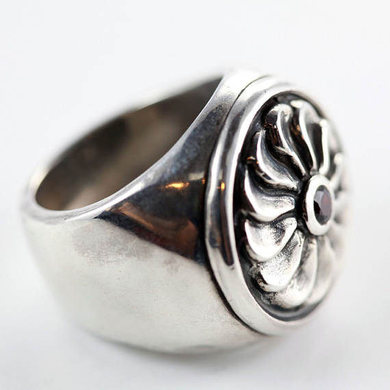 Sterling Silver Ring Infinity 3