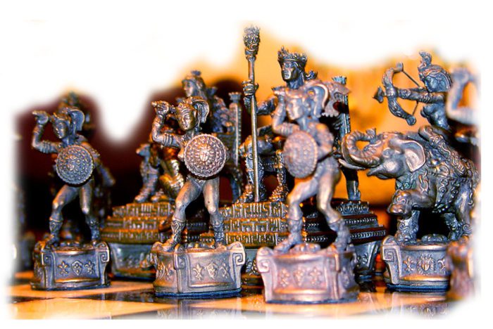 Tigrani Amazon Sterling Silver Chess set