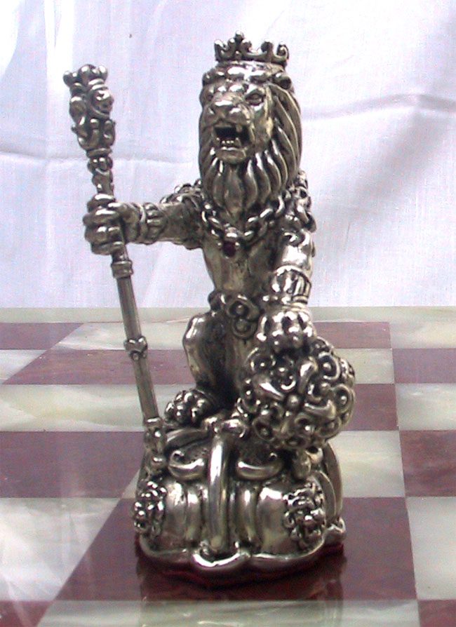 Tigrani “Animal Kingdom” Sterling Silver Chess set 2