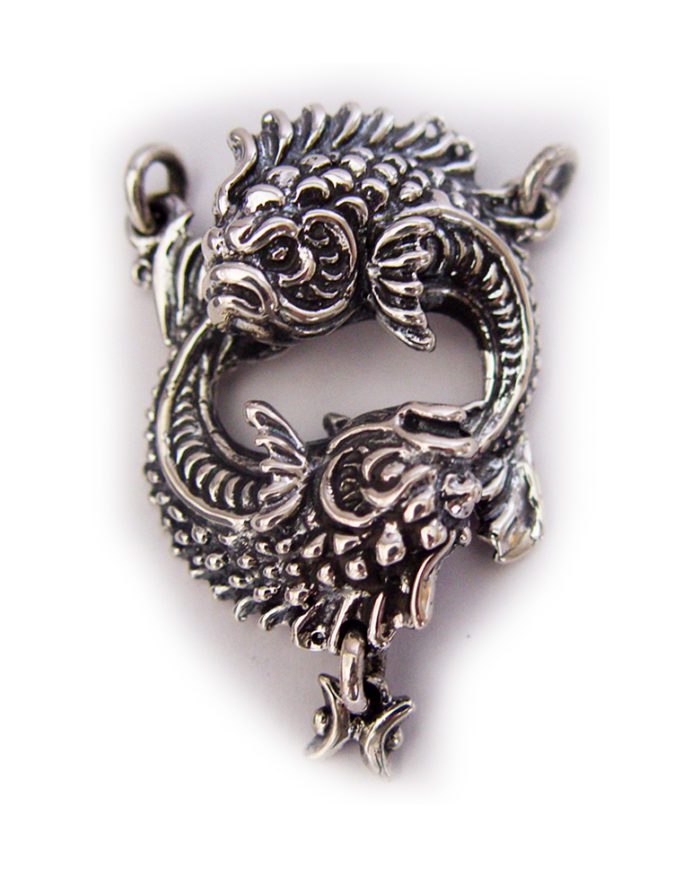 Pisces “February 19 – March 20” Silver Pendant