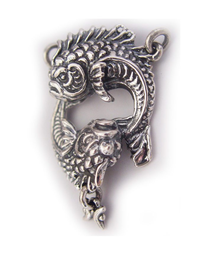 Pisces “February 19 – March 20” Silver Pendant 3