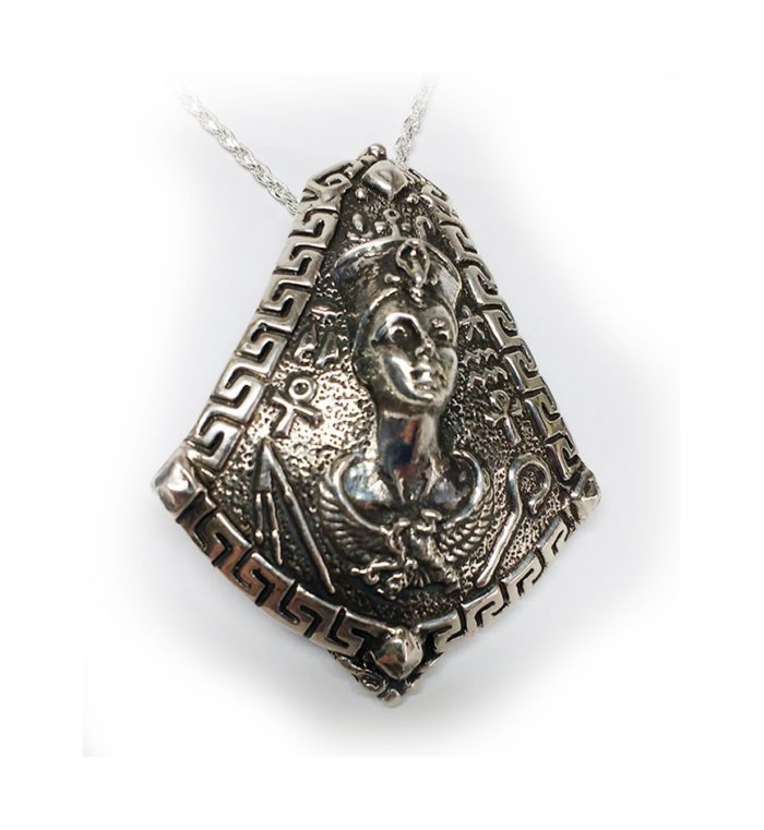 Cleopatra Silver Pendant