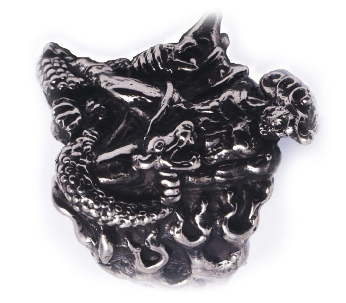 Vahagn Vishapakagh “the Dragon Reaper” Sterling Silver Ring 2