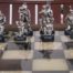 Tigrani Modern Erotic Sterling Silver Chess Set