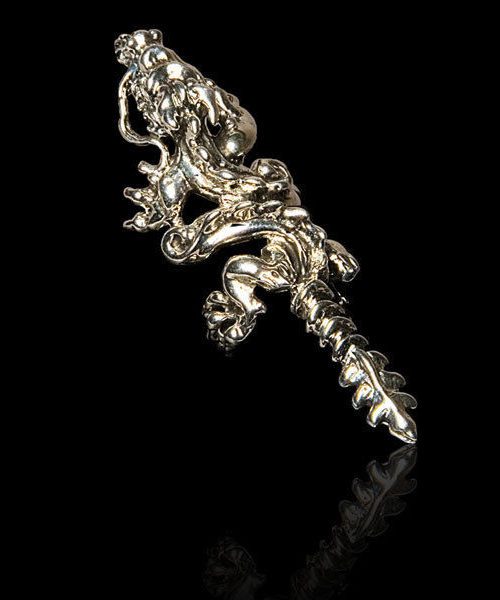 Dragon Silver .925 Finger-Tip Ring