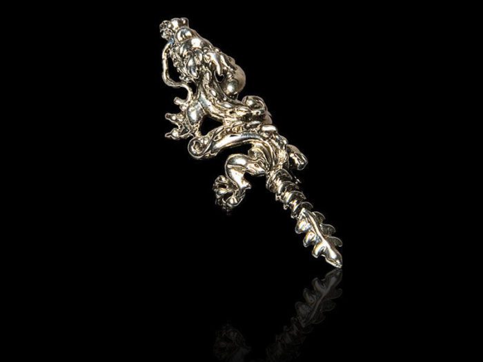 Dragon Silver .925 Finger-Tip Ring