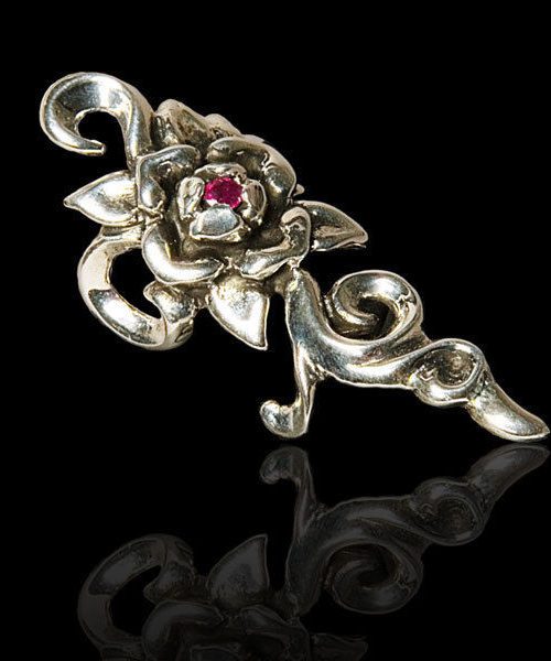Rose Silver .925 Finger-Tip Ring