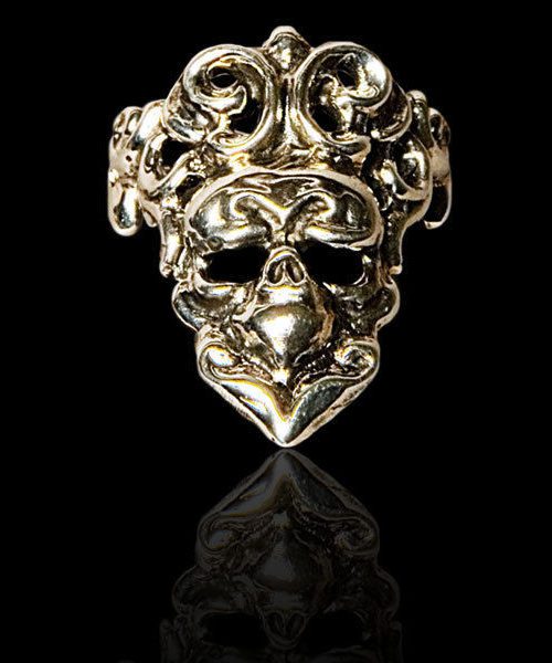 Small Skull Silver .925 Finger-Tip Ring