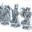 French Historical Sterling Silver Chess Set "Napoleon"