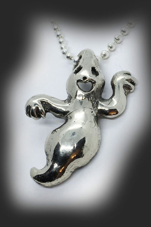 Big Ghost Sterling Silver Pendant