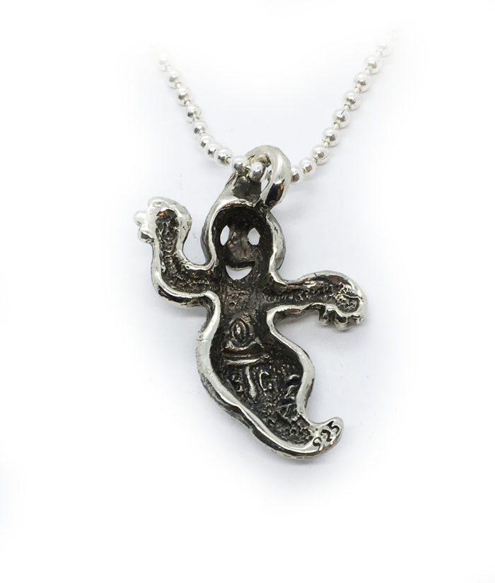 Big Ghost Sterling Silver Pendant 3
