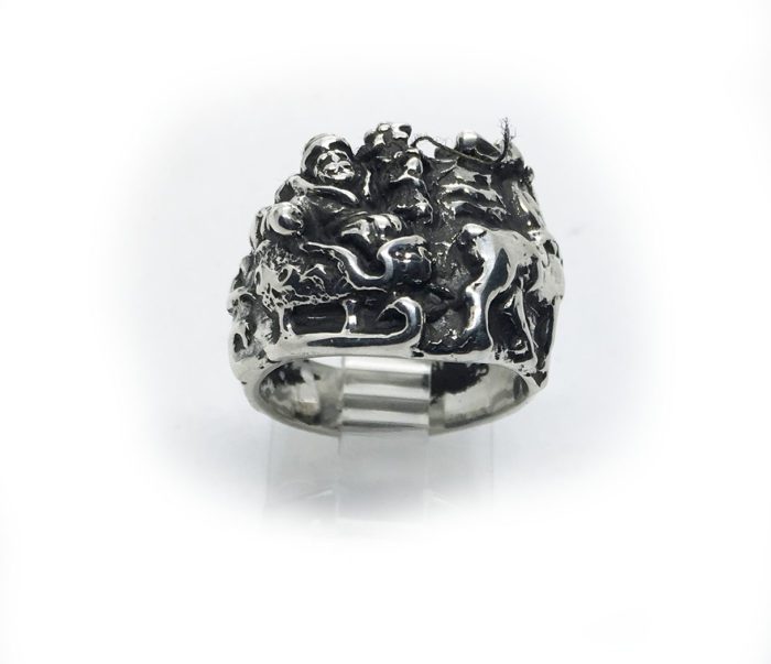 Christmas Sterling Silver Ring 2