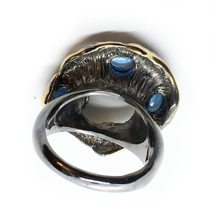 Korund Stone 925 Sterling Silver Ring 3