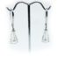 Silver Earrings with Swarovski Stones V6