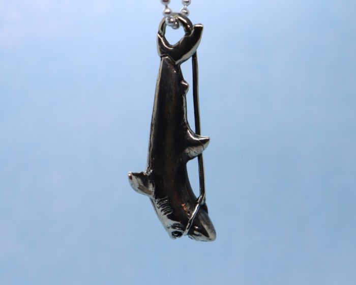 Dead Shark Sterling Silver Pendant 6