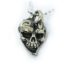 Jokers Love Skull Sterling Silver Pendant