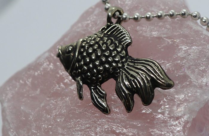 Sterling Silver Fishy Pendant 3