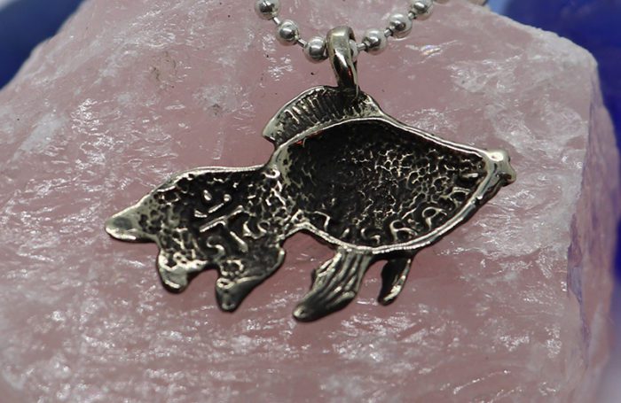 Sterling Silver Fishy Pendant 4