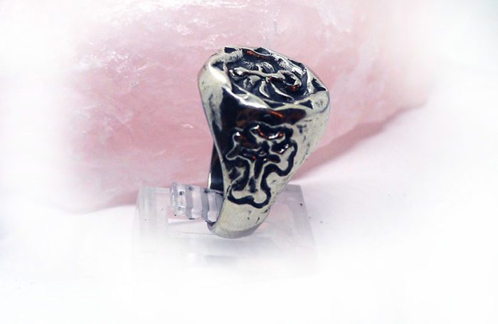 Armenian Symbol of Eternity Silver Ring 2