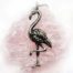 Flamingo Sterling Silver Pendant