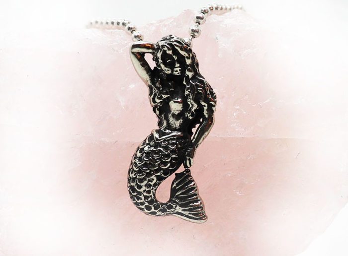 Mermaid V2 Sterling Silver Pendant