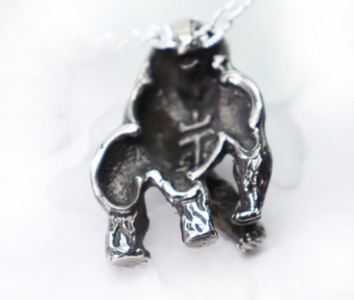 Gorilla Kong Sterling Silver Pendant 4