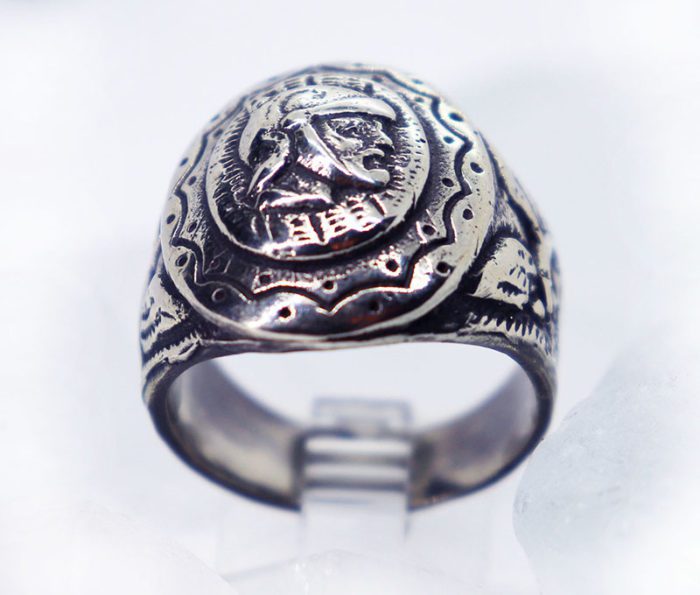 Roman Soldier Sterling Silver Ring 2