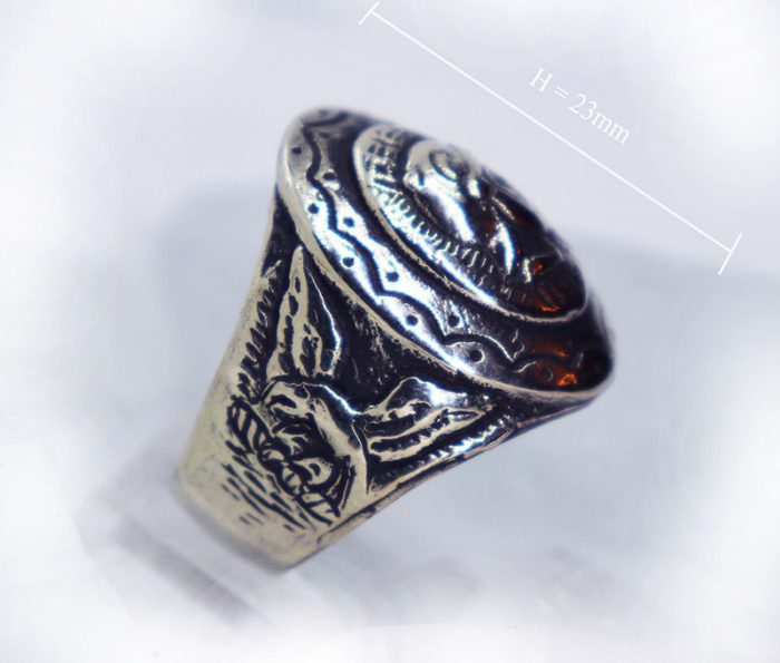 Roman Soldier Sterling Silver Ring 5