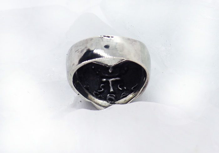 Ass Heart Sterling Silver Ring 4
