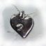 Natural Heart Sterling Silver Pendant