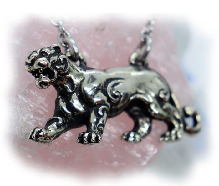 Female Lion Sterling Silver Necklace