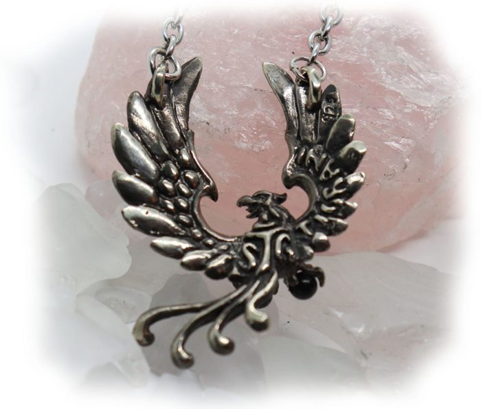 Phoenix Firebird Sterling Silver Necklace 5