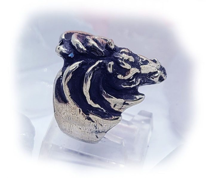 Horse Sterling Silver Ring 3