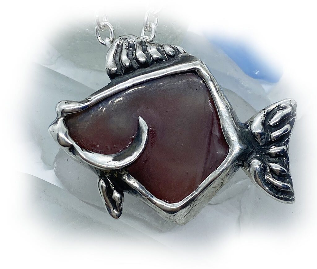Fishy Fishy with Agate Necklace