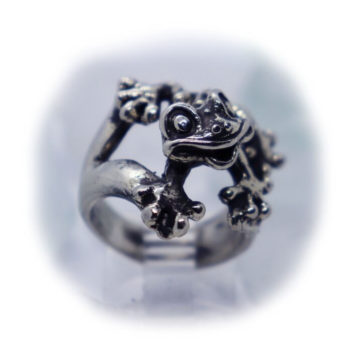 Frog Silver Ring V1 2 image