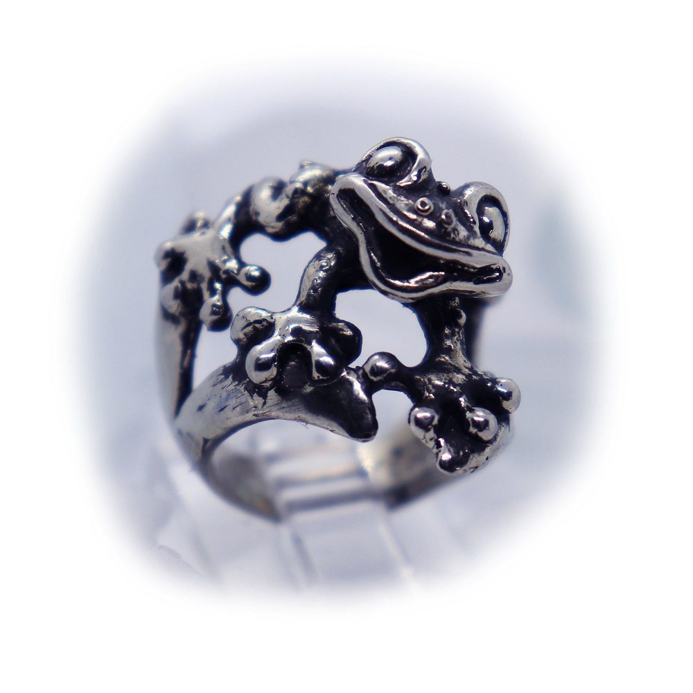 Frog Silver Ring V2