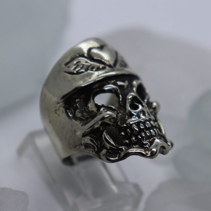 Lover Skull Silver Ring 4