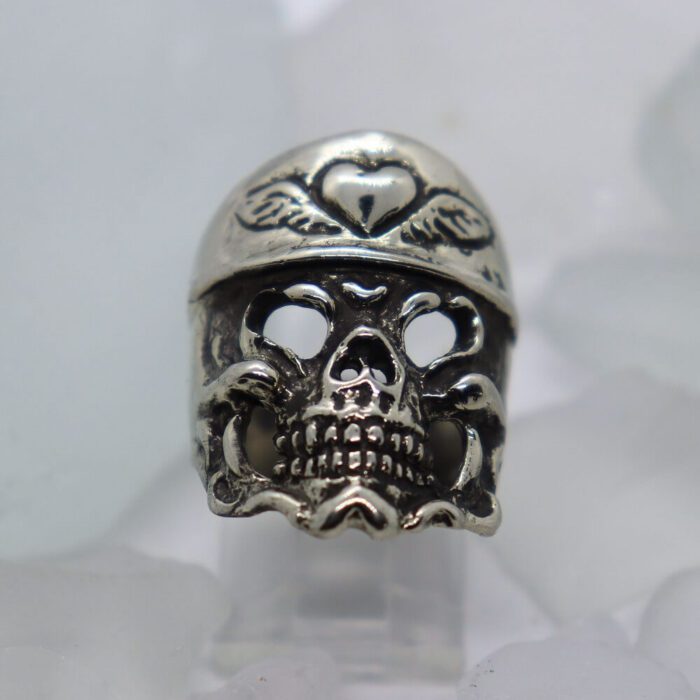 Lover Skull Silver Ring